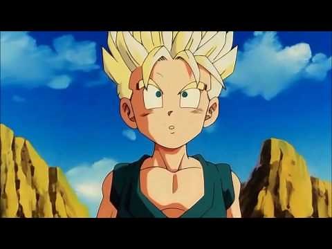 Vegeta knocks out Trunks and Goten