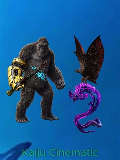 Can Kong Survive 11 Giant Monsters? 😱 | Ultimate Kaiju Battle #godzilla #kong
