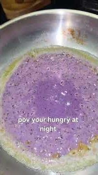 pov your hungry at night