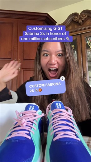Introducing the Sabrina 2s by The GIST. 😌✨ • To celebrate The GIST reaching one million subscribers (!!!), we hopped in the Nike By You lab and created a custom pair of GIST-inspired Sabrina 2s. 🙌 • Sabrina Ionescu’s signature line achieved a 5x YoY unit sales growth, and with the rise of women’s basketball and her undeniable influence, it’s no surprise why. The best part? The light-weight performance-focused Sabrina 2s are customizable! 🤩 • The Nike By You lab has endless ways to make the Sa