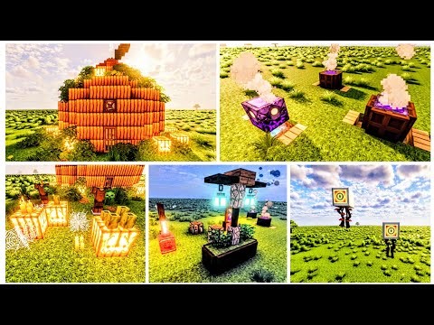 10+ SPOOKY Halloween build hacks and decorations in Minecraft Survival