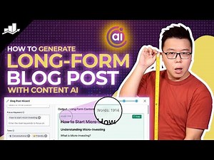 Write High Quality Articles in 1-Click Using Blog Post Wizard