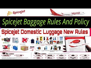 Spicejet Airlines Baggage Rules And Policy | Spicejet Baggage Allowance Domestic Step by Step