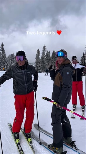 Lookout Pass Ski Area on Instagram: "That time @glenplake and Joey Cordeau caught some laps together! We are so proud to have legends like these two enjoy Lookout Pass. #Ski #glenplake #skilegend #skiing #winter"