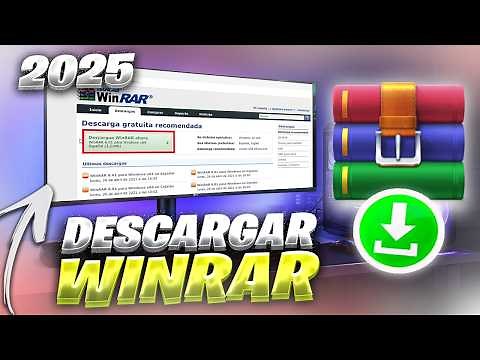 Como DESCARGAR e INSTALAR WINRAR FULL 2025 GRATIS PARA SIEMPRE ✅(ULTIMA VERSION) DESCARGA OFICIAL✅