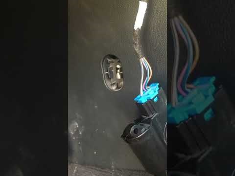 Passat Removing and installing front air distribution and defrost flap control motor
