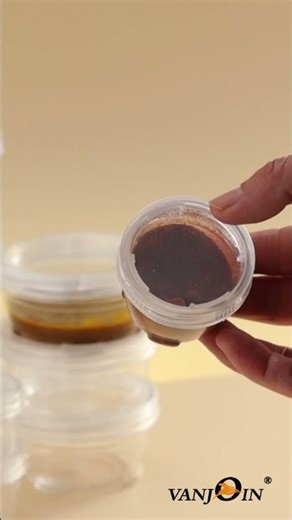 Clear Plastic Stackable Food Jar with Lid