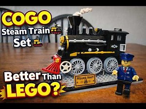 COGO Steam Train Set 🚂 – Better Than LEGO?
