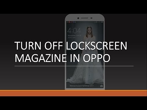 Enable/Disable Auto Changing Wallpaper in OPPO