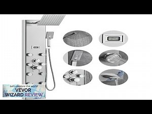 VEVOR Shower Panel System 5 Shower Modes Digital Display Shower Panel Tower Review