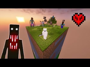 Surviving ONE CHUNK With Minecraft's Scariest Mods In Hardcore