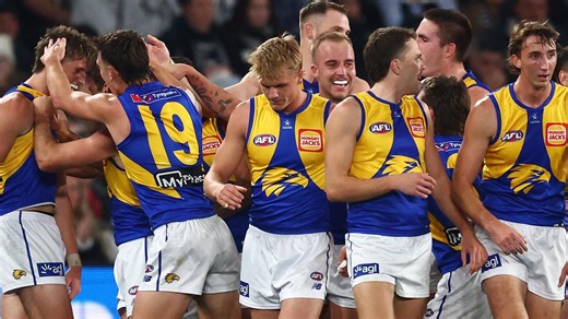 Jobe Shanahan kicks goal on debut for West Coast