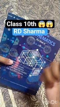 Class 10th RD Sharma Maths book CBSE🤓🤓#review #rdsharma #class10 #class10maths #10thmaths #10thclass
