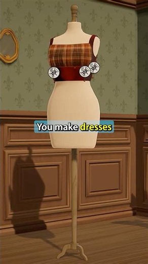 Making CUTE dresses in this #cozygame
