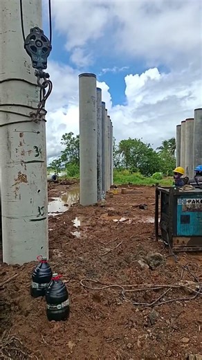 Sumitomo SC800-2 crane piling results