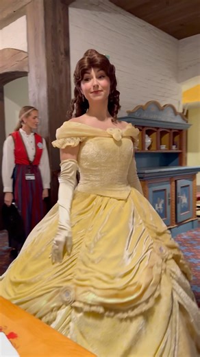 Beautiful Belle 🌹 #disneyprincess #beautyandthebeast #princess #castle #disneyworld #characters
