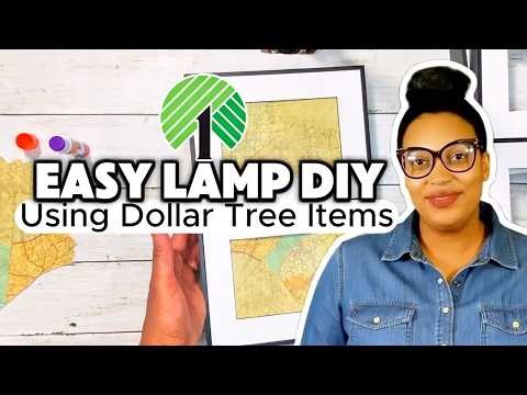 You Won’t Believe This Lamp! 😍 DIY Using Unexpected Dollar Tree Items!