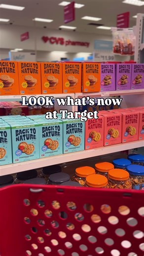 #BacktoNaturePartner NOW AT 🎯 You can now grab the yummiest snacks from Back to Nature on your Target Runs. They make remakes of all the classic snacks, but with wholesome ingredients. There are no artificial colors, flavors, sweeteners, or hydrogenated oils. Shop all your favs from @Back to Nature in stores or online at @target 🍪 #NowatTarget #ShopatTarget #Target #TargetFinds