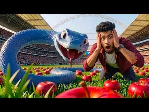 playing Google Snake High Score Challenges"