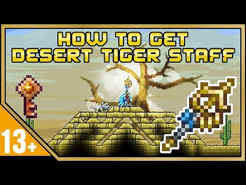 Terraria: How To Get The Desert Tiger Staff And Desert Key (1.4 Journeys End)