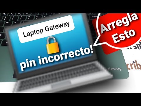 Que hacer si una laptop Gateway Windows 11 no agarra el Pin o contraseña, posible solución!