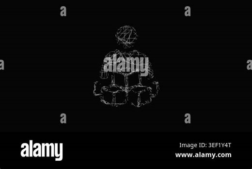 Sketch style minimal blockchain developer icon animation - smooth progressive reveal' Stock Video Footage - Alamy