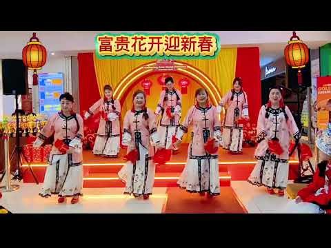 🎉富贵花开迎新年🎉Fu Gui Hua Kai Ying Xin Nian Line Dance, Choreo: Lim Siew Hong -Jan 2025, Crystal D.Group .