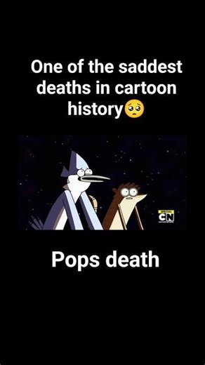 Pops death in regular show🥺 #shorts #regularshow #sad