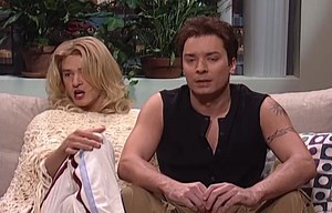 Justin pretending to be Jessica Simpson is so funny 😭 #fyp #foryoupage #nsync #nsyncreunion #justintimberlake #jimmyfallon #snl | SNL Funny Moments