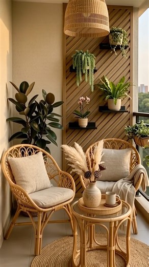 Small Balcony Makeover: DIY Transformation in 5 Seconds!