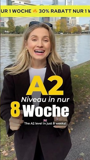 A2-Niveau in 8 Wochen 🇩🇪 - Learn German Fast #learngermanfast #deutschlernen
