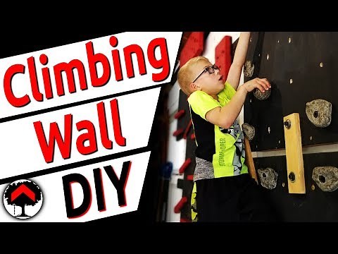 How to simply build a home climbing wall that is fully adjustable. Garage home Ninja Gym setup!