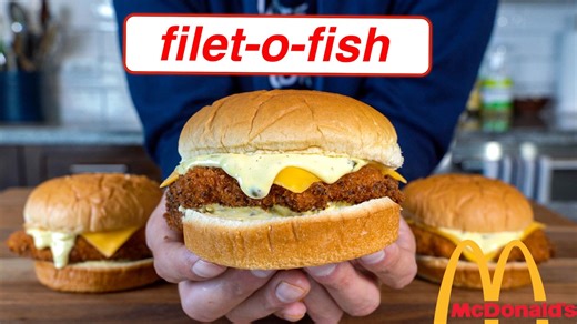 106K views · 1.7K reactions | The Iconic McDonald’s Filet-O-Fish but make it homemade. A breaded and fried filet of cod or nowadays, pollack, American cheese, tartar sauce and must be served on a soft steamed bun. | Not Another Cooking Show | Facebook
