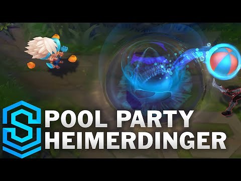 Pool Party Heimerdinger Skin Spotlight - League of Legends