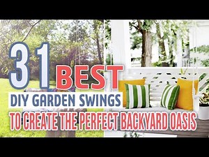 31 Best DIY Garden Swings To Create The Perfect Backyard Oasis