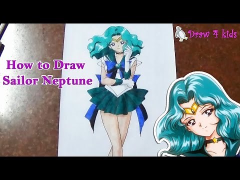 How to Draw Sailor Neptune | D4K