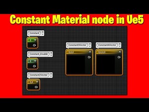 Constant Material node in UE5 Tutorial | UE5 Material All Node Series