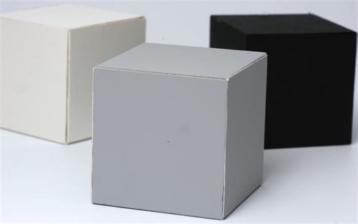 泡沫板（KT板）模型制作1：初级教程正方体的制作 产品设计工业设计模型制作