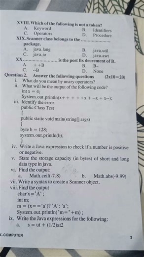9 class computer question paper of icse board #shorts