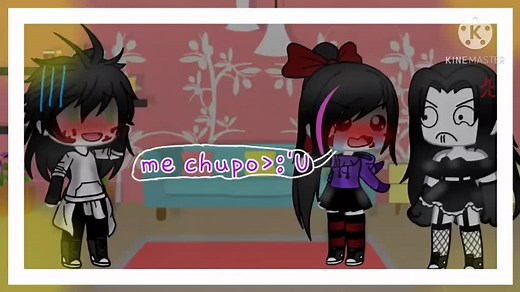 Animated Characters in Colorful Conversation Scene