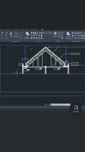 Bingung Mau Bikin Garis Potong? Sini Aku Ajari Cara nya!✨✨ #autocad #architecture #design #tutorial