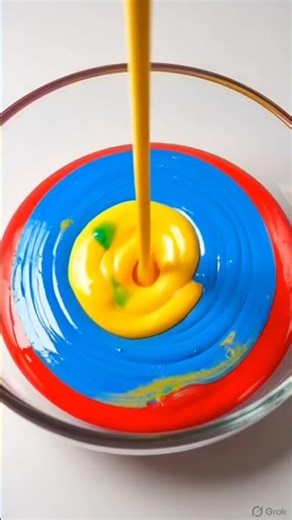 Oddly satisfying Colour Mixing ASMR | #asmr