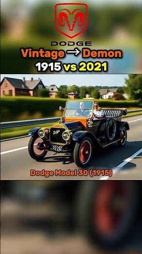 Dodge Evolution (1915–2021) | 100 Years of American Muscle 🔥💪