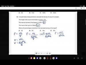 A Level Physics 9702 - Feb/March 2025 qp 12 Question 12