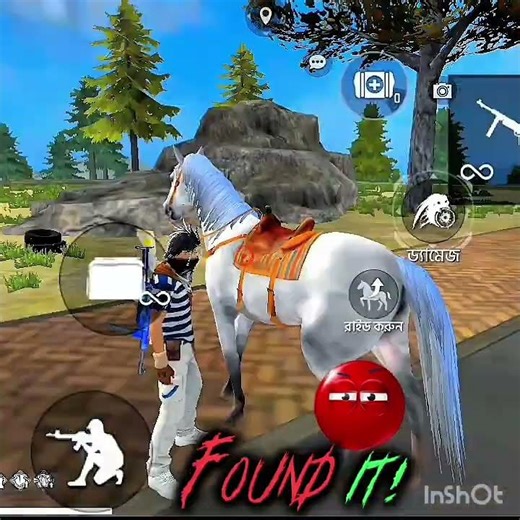 ফ্রী ফায়ার এর ভিতরে ঘোড়া🐴🐴🦄 #nft_fahim_yt #freefire