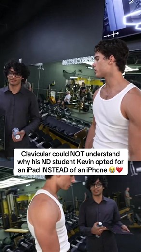 Clavicular could NOT understand why his ND student Kevin opted for an iPad INSTEAD of an iPhone 😭💔 #clavicular #camplooks