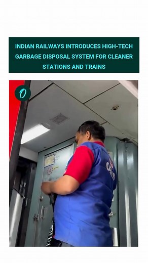 In a major step toward sustainability, the Indian Railways has introduced a high-tech garbage disposal system to ensure cleaner stations and trains. Equipped with sensor-enabled bins and AI-based waste segregation, the system will help reduce manual handling and improve efficiency. Part of the Swachh Bharat initiative, this modern waste management model reflects the Railways’ push toward a cleaner and greener transport network. #IndianRailways #SmartWasteManagement #SwachhBharat #CleanIndia #One