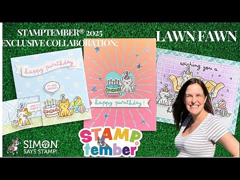 Intro to Purrfect Birthday with Kelly Marie Alvarez! Lawn Fawn 2025 STAMPtember® Exclusive!