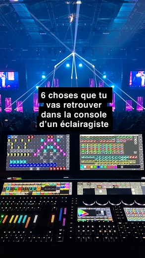 Matteo Luongo on Instagram: "@mavieenlumiere TikTok & Instagram 6 choses que tu vas retrouvé dans la console d’un éclairagiste . . . # #light #lightingsystem #stagecrew #stage #scene #programation #clubing #festivals"