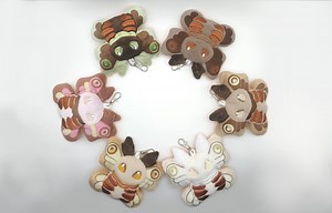 Ice Cream Moth Plush Keychain! Multiple Colors Available! - Etsy